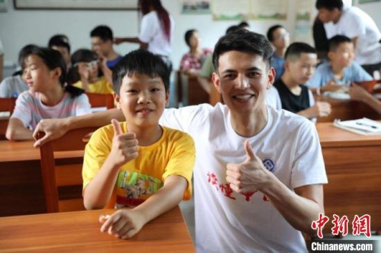 International students at the school in Chinas countryside. [Photo/ Central South University]