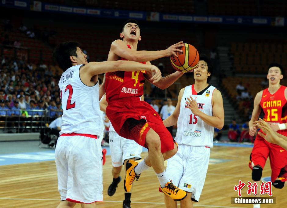 男篮亚洲杯中国胜日本 位列小组第一晋级