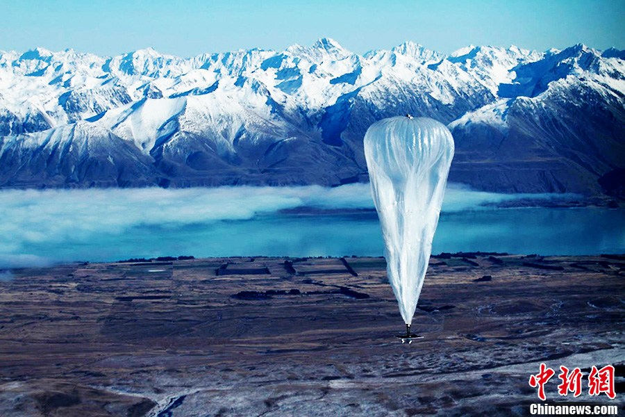 谷歌热气球升空新西兰 为偏远地区提供网络--湖