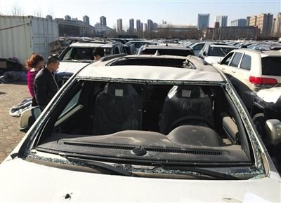 天津港爆炸受损车进入二手车市场 低价背后有
