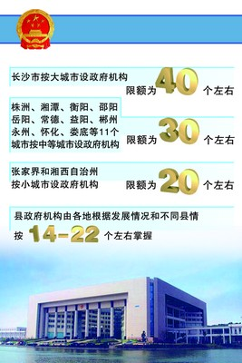 转变职能优化结构 湖南启动市县政府机构改革