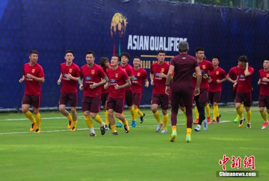 中国男足武汉备战世界杯亚洲区预选赛(3) - 中国