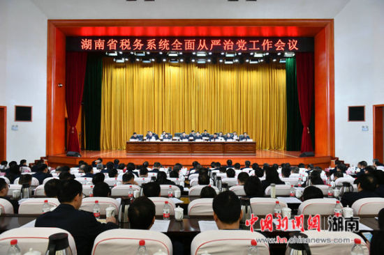 湖南省税务系统全面从严治党工作会议在长沙召
